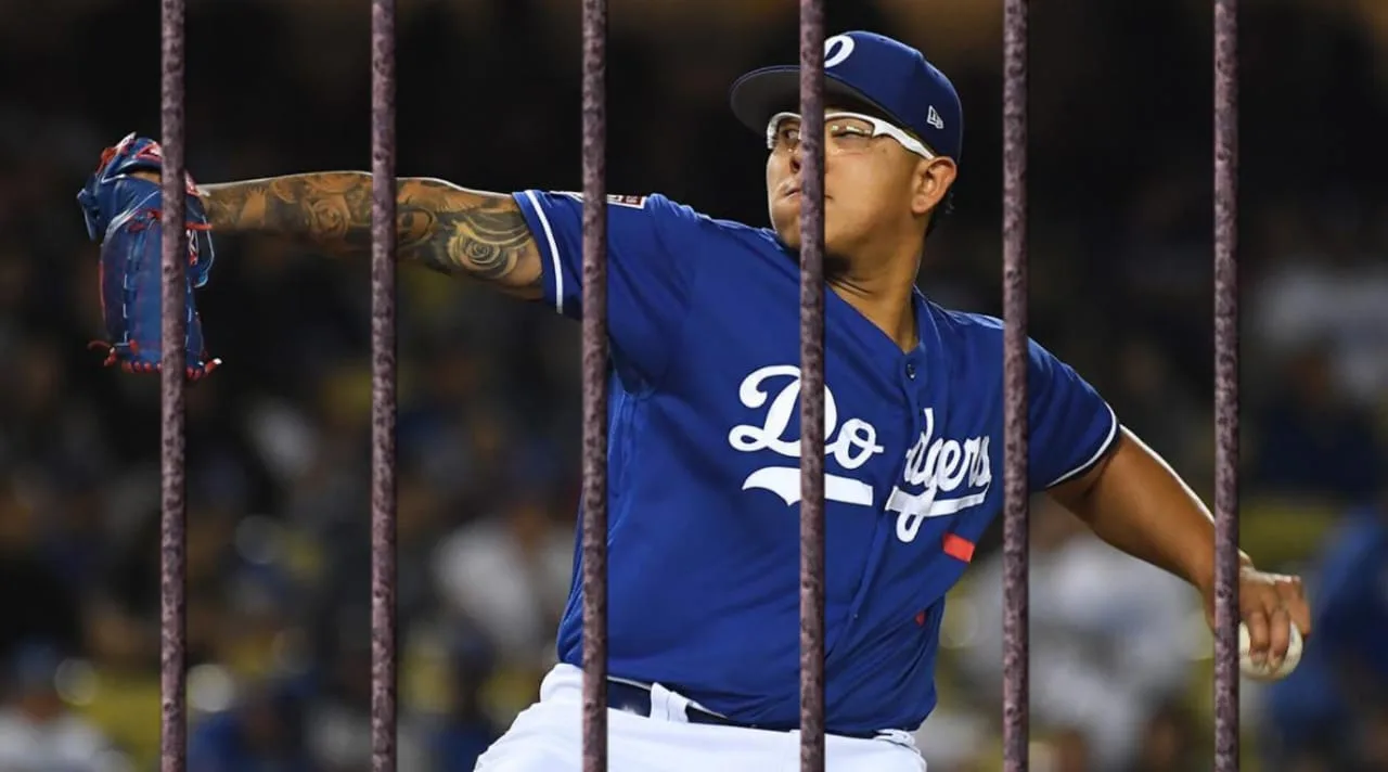 Julio Urías Arrested on Domestic Violence Charges, Los Angeles, CA