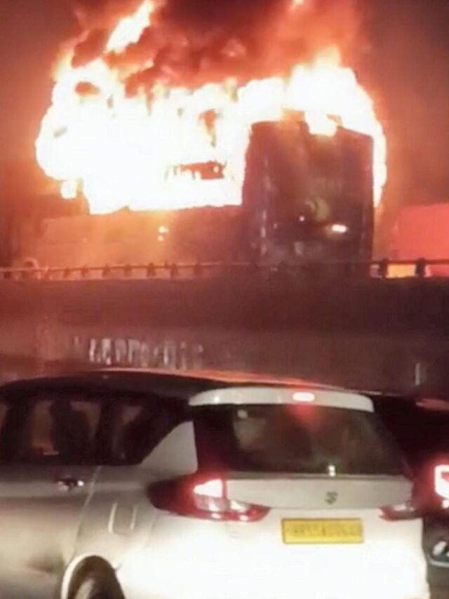 Tragedy on the Road: Gurugram's Bus Fire Horror