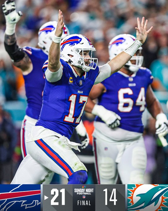 Buffalo Bills 21 vs 14 Miami Dolphins: Highlights and Stats