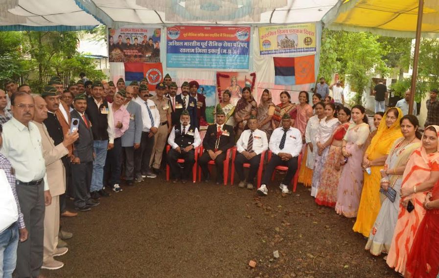 Kargil Vijay Silver Jubilee celebrated with ex-servicemen