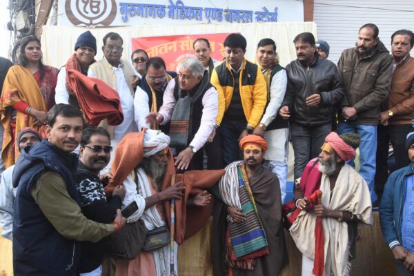 500 blankets were distributed to destitute brothers and sisters