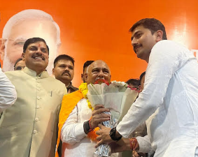BJP District President congratulated the newly elected State President