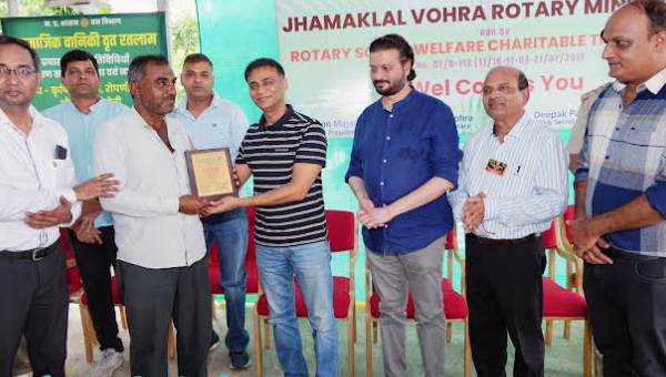 Honor ceremony organized by Rotary Social Welfare Charitable Trust Ratlam