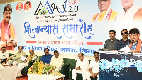 Foundation stone laid for construction work worth Rs 186.82 lakh in Jaora
