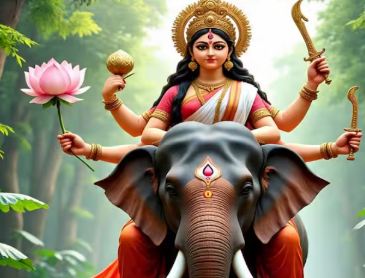 Special Report: Navratri 2025 — माँ दुर्गा का आगमन हाथी पर सवार होकर आ रही हैं माता
