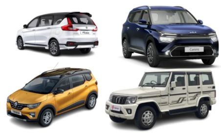 7 seater cars range, mileage, price, features