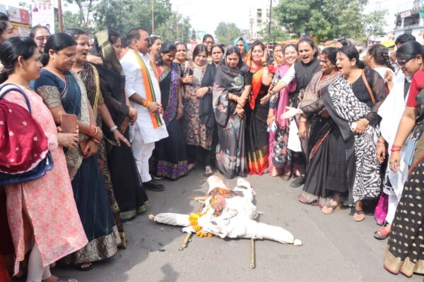 मातृ शक्ति का अपमान करना कांग्रेस के संस्कार : जिलाध्यक्ष प्रदीप उपाध्याय