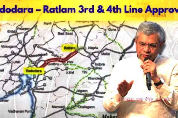 259 km long Baroda-Ratlam, third and fourth lines approved