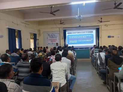 Training of BLO and supervisor in Bijawara in Jaora