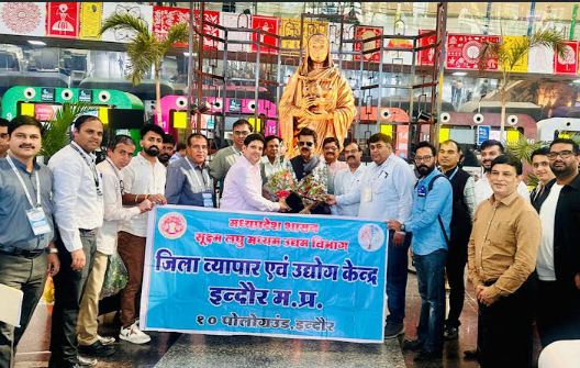 A team of representatives from the pharma industry left for a study tour of Hyderabad Pharma SEZ.